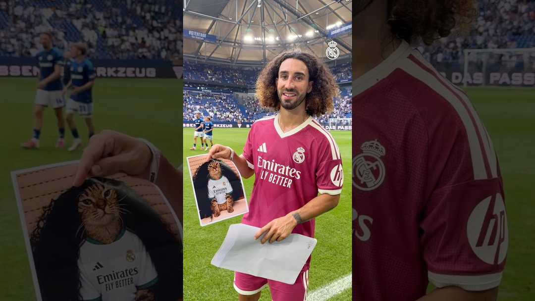 😹 Promise fulfilled! 📱#Cucurella #RealMadrid