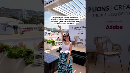 Out of all the footage I captured at Cannes Lions… this accidental one is the most valuable