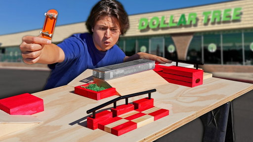 $20 Dollar Tree Fingerboard Park