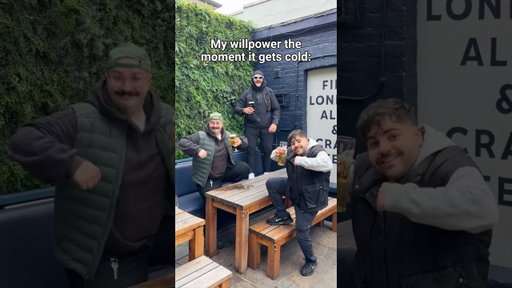 My willpower the moment it gets cold: 🇬🇧🍻👀 #comedy #gym #running #british #winter #relatable