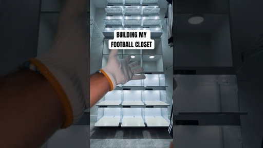 Building My Football Closet