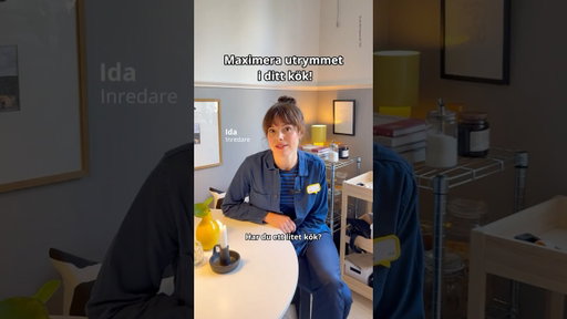 Maximera ytan i ditt lilla kök ✅ #IKEA #IKEASverige #IköketmedIKEA