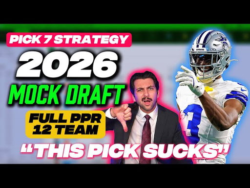 I Drafted From Pick #7… Here’s the PERFECT Team (2026 Fantasy Football)
