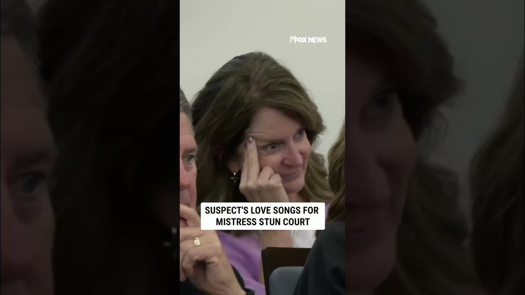 Courtroom STUNNED by murder suspect's love songs to mistress #shorts