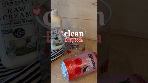 Dirty soda? No way!