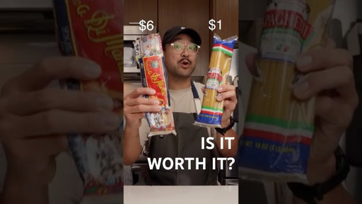 IS MORE EXPENSIVE PASTA WORTH? $1 VS $6