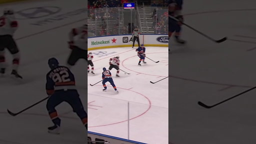 Luke Evangelista with a Short Goal vs. New York Islanders