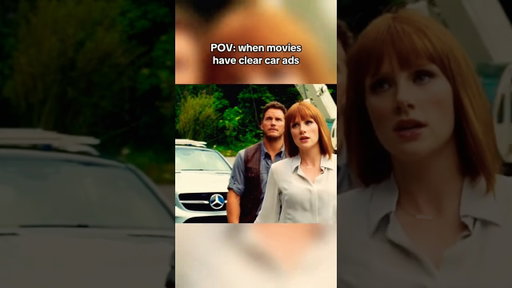 when movies have obvious car ads