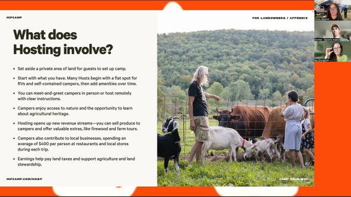 How to Make Money Hosting Campers on Your Farm or Ranch | Hipcamp Host Webinar