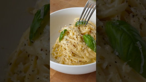 No heavy cream, and probably one of the easiest pasta sauces you can make