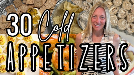 30 of the Best COLD Appetizer Recipes - Quick & Easy Appetizer Ideas | Molly Purcell