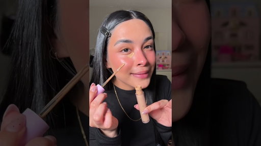 Me maquillo con una gota de cada producto 👀 #makeuphack #maquillaje #makeupchallenge
