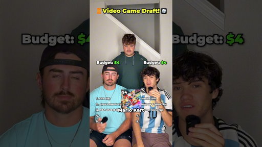 Video Game Draft!🤑🎮 #videgames #games #draft