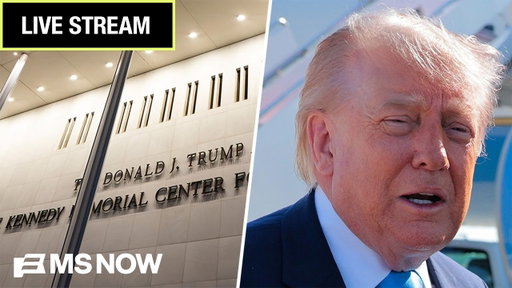 LIVE: See Donald Trump's name come off the Kennedy Center as it happens