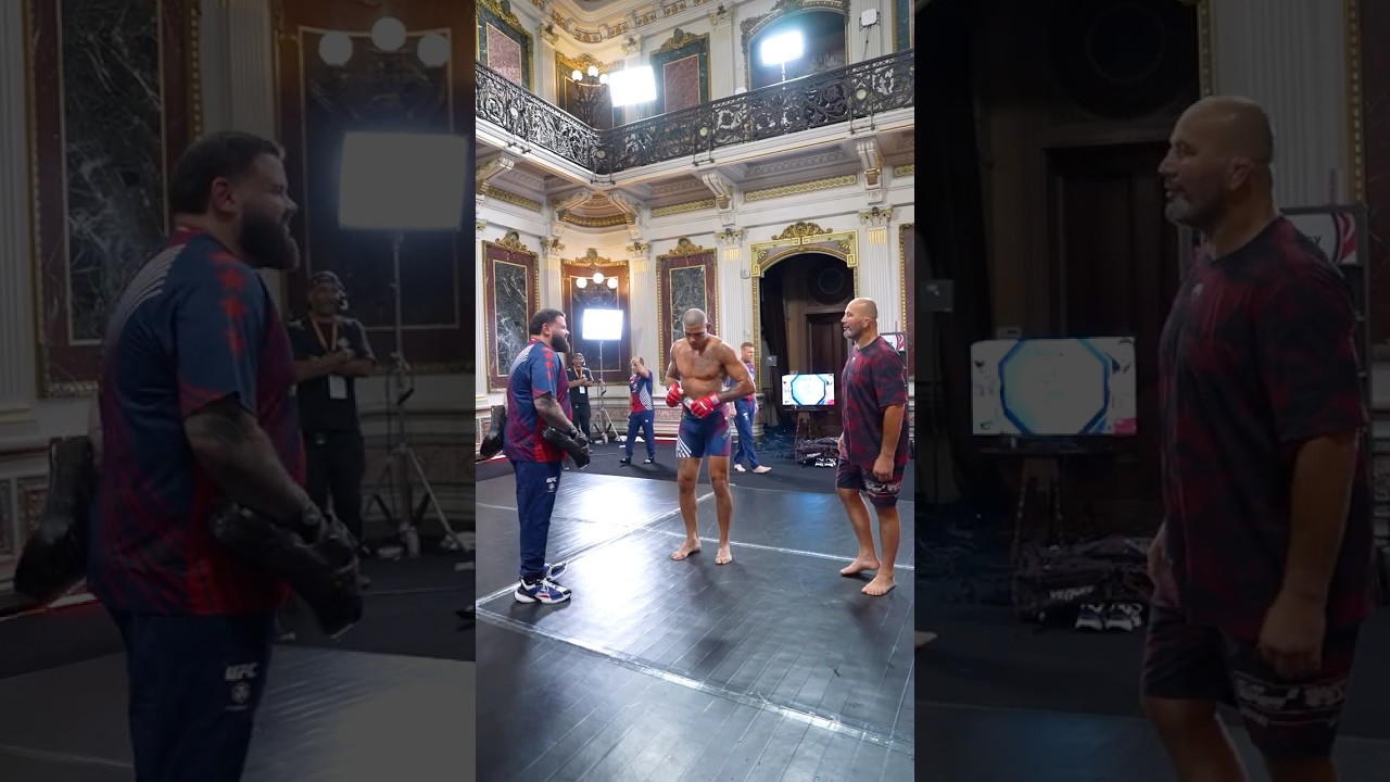 O clima tá como no vestiário do Alex Poatan na Casa Branca? O final me pegou 😅 #UFCWhiteHouse