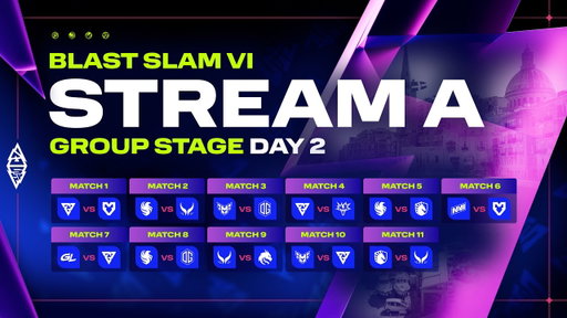 [A] BLAST SLAM VI: Malta, Group Stage, Day 2 - Dota 2 LIVE