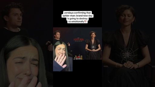 “3 or 4 scenes” yeah we’re cooked #spiderman #spidermanbrandnewday #zendaya #tomholland #marvel
