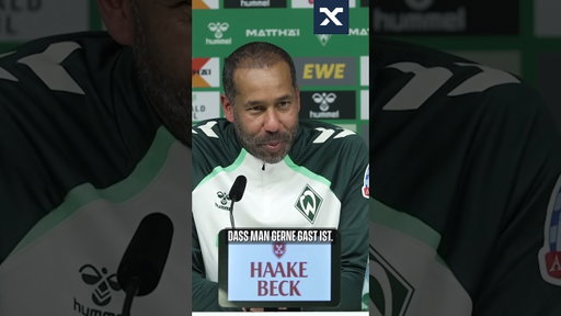 Bremens neuer Coach haut gleich mal einen raus...  #bundesliga #bremen #thioune #svwerder #fussball