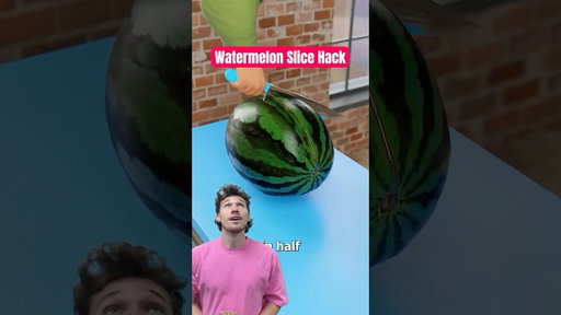 Watermelon Slice Hack! @zackdfilms
