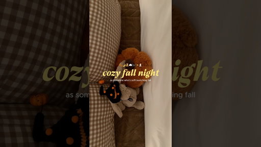 cozy fall night vlog 🍂👻☁️✨🐈‍⬛ #cozynights #gaming #cozygirl