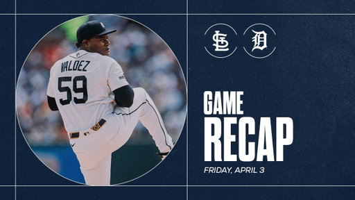 Game Highlights: Valdez Tosses 6 Shutout Innings, Tigers Win on Opening Day in Detroit | 4/3/26