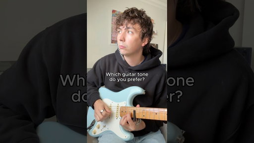 Which guitar tone do you prefer? Strat VS Tele VS Les Paul! 👀 #guitarriff #guitartone #radiohead