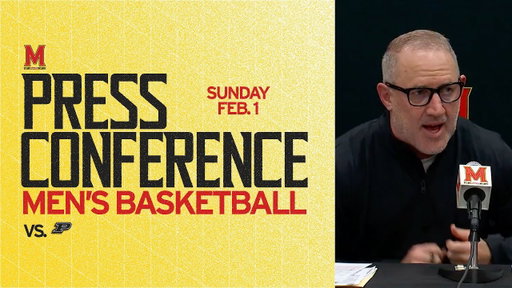 Maryland Men's Basketball | Head Coach Buzz Williams Press Conference | Purdue