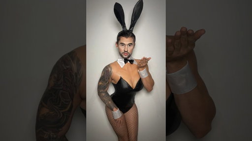 Turning myself into bad bunny #badbunny #makeuptutorial