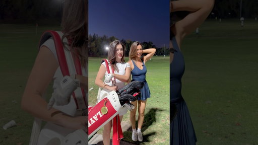Flirting with golf girls