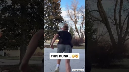 this dunk is crazy 😂