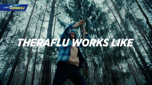 Theraflu Works Like Feels Like Dog Lumberjack AWA OLV 16x9 15s en USA 1189479