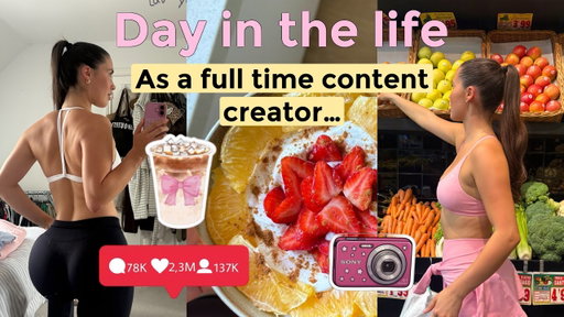 Day in the life of a full time content creator (boring normal day edition) xxxx
