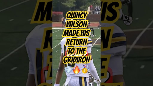 He RETURNED to the gridiron 💨🔥