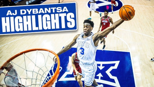 AJ DYBANTSA | BYU HIGHLIGHTS | 1 hour of AJ 🍿 | Men's Basketball