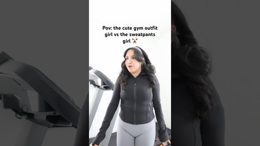Pov: the cute gym outfit girl vs the sweatpants girl 🏋️‍♀️#gym #gymhumor #gymoutfit #comedyskits