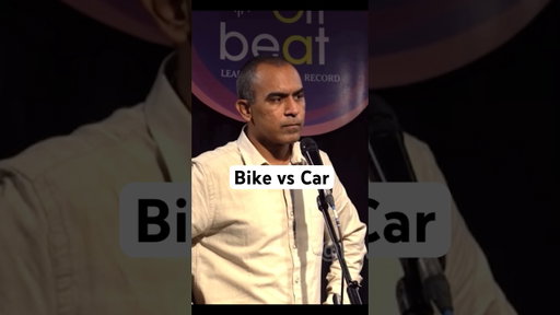 Bike vs car #standupcomedy #comedy #standup #funny #jokes #comedygenre #comedyshorts