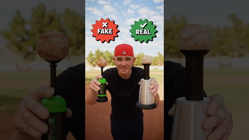 Fake vs Real.. New Tee Popper Pro launches Baseballs 👀