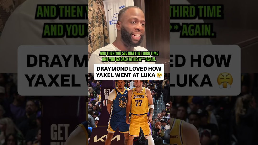 Draymond Green LOVED Seeing Yaxel Lendeborg Go At Luka Dončić 😂