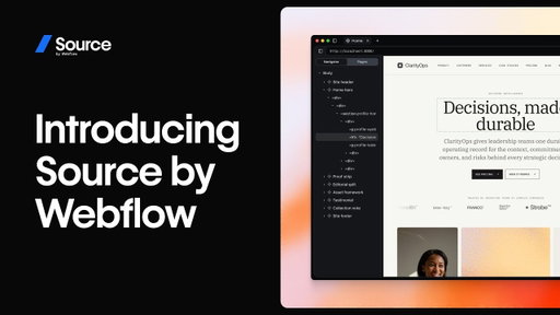 Introducing Source by Webflow