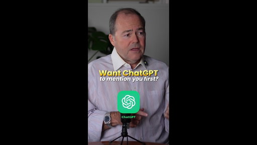 Want ChatGPT to mention you first?