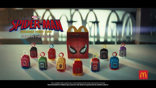 Step into Spider Man’s world and swing into a heroic Happy Meal® adventure!