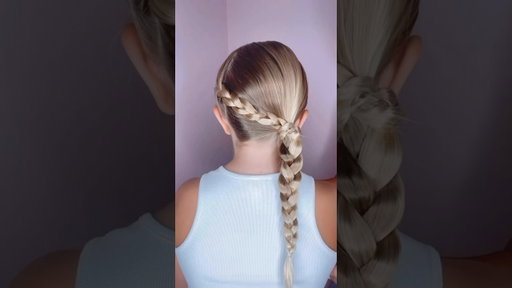 EASY BRAIDED HAIRSTYLE | Audrey and Victoria #hairstyle PRODUCTS USED IN DESCRIPTION BELOW ⬇️