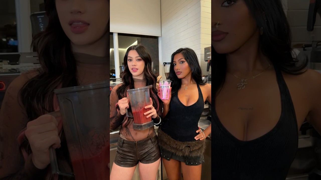 tastes just like the summer 🌹 Gabriela smoothie now at Erewhon!! #KATSEYE