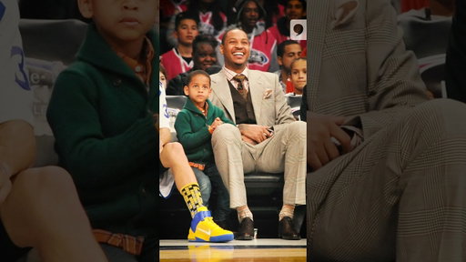 Carmelo Anthony is entering the Hall of Fame with something special, a message from his son, Kiyan.