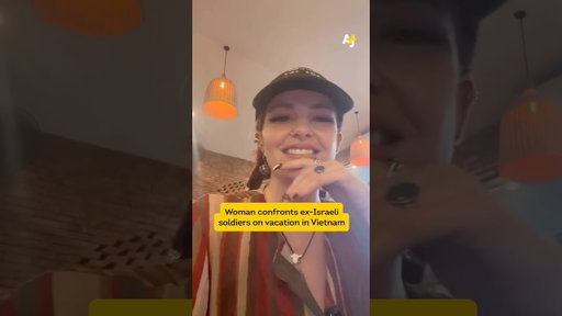 U.S. Activist Confronts Former Israeli Soldiers on Vacation