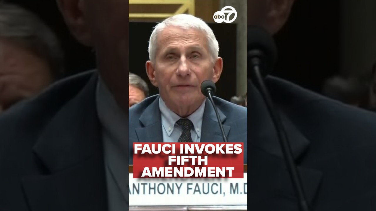 WATCH: Anthony Fauci invokes Fifth Amendment during Senate hearing
