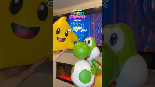YOSHI AND LUMA POPCORN BUCKETS! - Super Mario Galaxy Movie Merch at Cineplex #supermariogalaxymovie