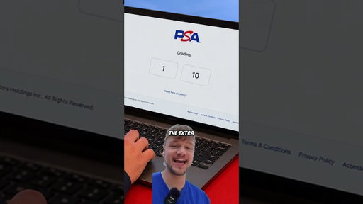 His Card Got a PSA 1 😭