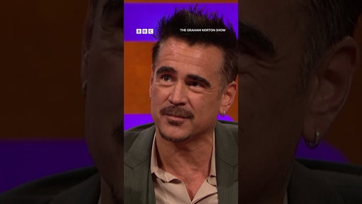 Colin Farrell Likes Feeding Margot Robbie - BBC