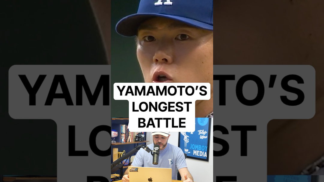 Yoshinobu Yamamoto throws a career-high 12 pitches in one at bat against Jake Bauers, a breakdown